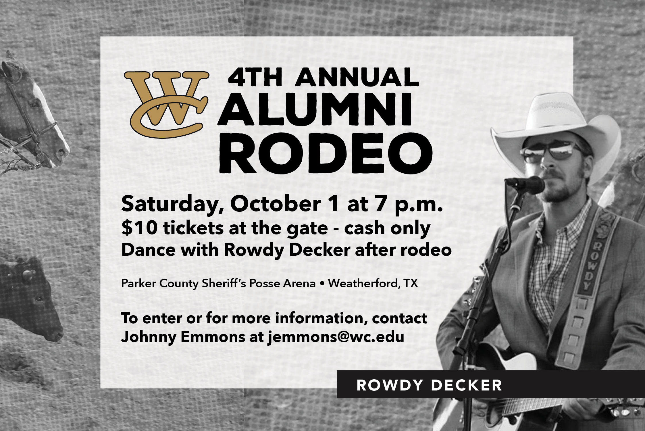 WC Alumni Rodeo slated for Saturday